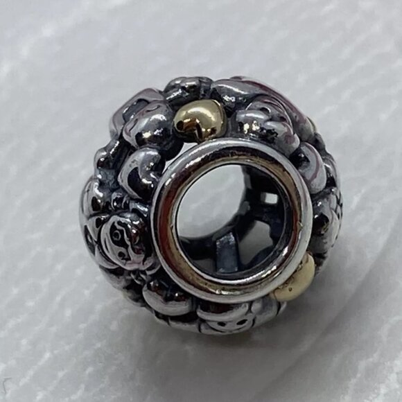 Two Toned Family Forever Pandora Charm in Sterling Silver with 14K Gold Hearts - Picture 10 of 10